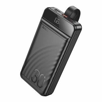 Power bank Hoco J123B 30000mAh PD20W QC3.0 22.5W LCD та LED-lamp чорний