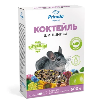 Корм для шиншил Природа Коктейль «Шиншилка» 500 г