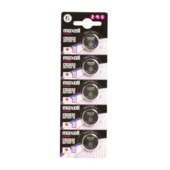 Батарейка литиевая Maxell CR2032, 3V, блистер 5шт (разрывной)