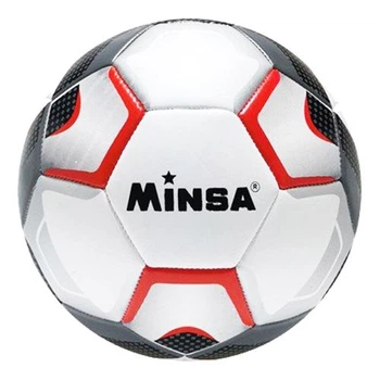 М'яч футбольний "Minsa", розмір 5 (червоний)