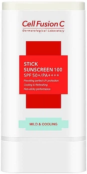 Сонцезахисний стик для обличчя - Cell Fusion C Stick Sunscreen 100 SPF 50+/PA++++ 19g (19g) (1278448-1212759600-2)