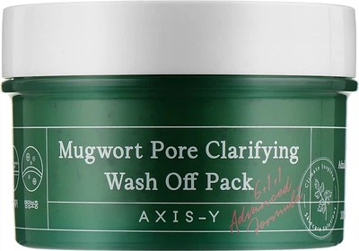 Глиняная маска для проблемной кожи - Axis-Y Mugwort Pore Clarifying Wash Off Pack 100ml (100ml) (1256667-772720861-2)