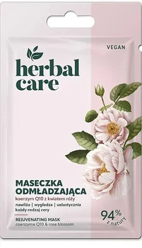 Маска для лица с коэнзимом Q10 и цветами розы - Farmona Herbal Care Vegan 7ml (7ml) (1276565-1797776197-2)
