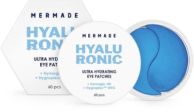 Зволожуючі гідрогелеві патчі під очі - Mermade 4D Hyaluronic Acid & Anti-thirst Technology 60шт (60шт) (1239607-227836093-2)