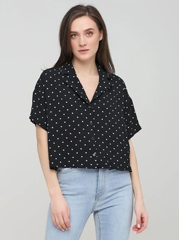 Блуза Monki XS черный горох 905607899