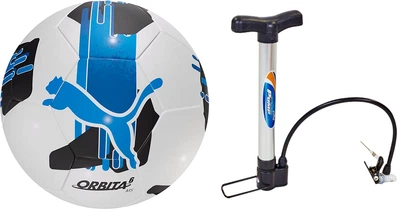 Набор Мяч футбольный тренировочный Puma Orbita 6 MS + Насос Cima напольный ручной (4067981495962+Z-NR-P106)