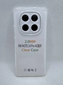Чехол Clear Case 2мм для Xiaomi Redmi Note 14 Pro 4G Прозрачный