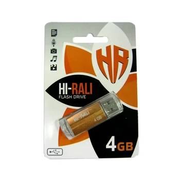 Флешка Hi-Rali 4GB Corsair бронза