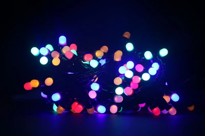 Гирлянда Матовый Шарик большой 100LED 9 м Мультицветная