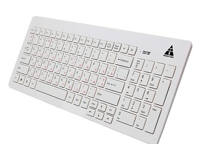 Біла клавіатура Golden Field K1105 USB