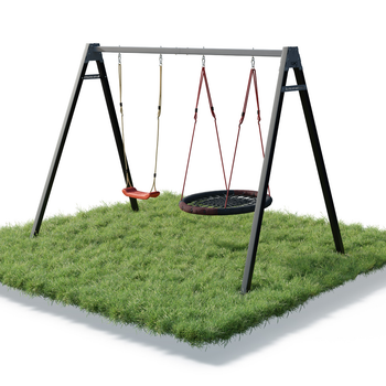 Качеля детская двухместная для дома WCG 2 Elite Play Frame Elips/пластиковая (EPF-2-101-197-1)