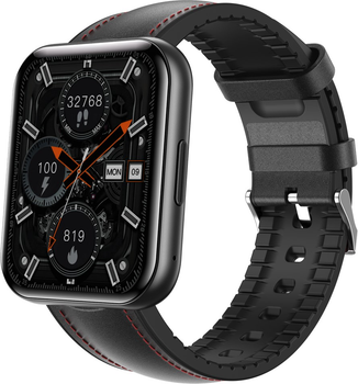 Smartwatch Bemi EXO Black Leather (6972689173310)