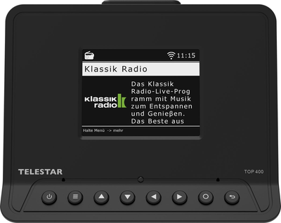 Адаптер для інтернет-радіо Telestar TOP 400 DAB+ Black (4262508450053)