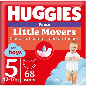 Трусики-подгузники Huggies Little Movers Pants 5, для мальчиков, 68 шт. - Huggies 68шт (961647-31017766)