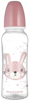 Стандартная бутылочка "Cute Animals", 250 мл, розовая - Canpol Babies 250ml (1378909-31105618)