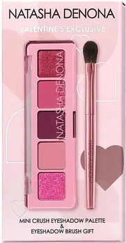 Набор для макияжа глаз - Natasha Denona Valentine's Day Exclusive Eye Kit (eyesh/5x0,8g + brush/1pcs) (1123188-157196)