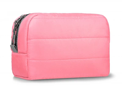 Косметичка стьобана, рожева "Classy" - MAKEUP Cosmetic Bag Pink (1113063-27066942)