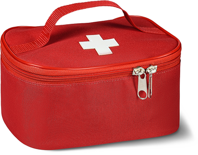 Аптечка тканевая настольная, красная 20x14x10 см "First Aid Kit" - MAKEUP First Aid Kit Bag L (1112971-27054861)