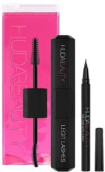 Набір - Huda Beauty Legit Easy Eye Duo (mascara/2.8ml + eye/liner/1ml) (1439123-26904481)