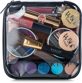 Косметичка прозора "Visible Bag" 17x17x6 см (без наповнення) - MAKEUP (587749-27055413)