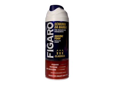 Пена для бритья Figaro классическая формула для всех типов кожи e schiuma da barba classica, 400 мл