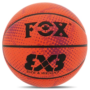 Баскетбольный мяч FOX, оранжевый, размер 7, полиуретан, антискользящее покрытие, для профессиональных тренировок и матчей(OB_C7A85F0DAC0C)