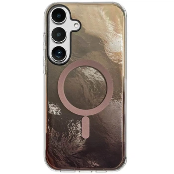 Противоударный Чехол TPU Shiny Mountain (MagFit) для Samsung Galaxy S23 FE Chocolate