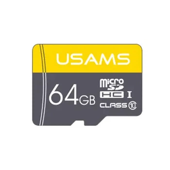 Карта пам'яті USAMS US-ZB095 TF High Speed ​​Card 64 Gb (за adapter) Yellow