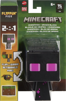 Набір Mattel Minecraft Figurki z transformacją Enderman + Blok Trawy (0194735193349)