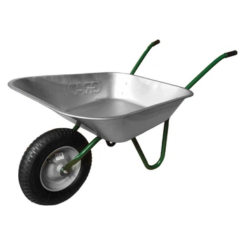 Тачка садовая GRAD 65 л, грузоподъёмность 90 кг, 1 колесо 14", сборная из 4 частей (модель 5055765)