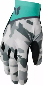 Моторукавички THOR Women's SPORTMODE Shadow, L, Сірий/Чорний (3024054)