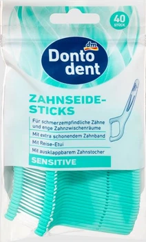 Зубні флоси Dontodent Sensitive 40 шт