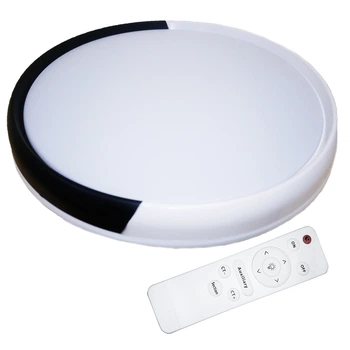 LED світильник з пультом CE-061B-IF d500 72Вт 5760lm 3000-6000К білий+чорний LedCity