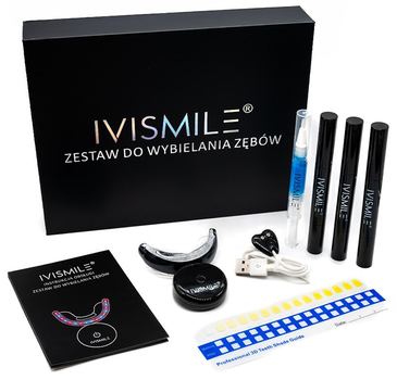 Набір для відбілювання зубів IVISMILE IVI-04K-2 Professional чорний (601549949999)