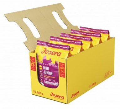 Сухой корм Josera MiniJunior Для оптимального выращивания маленьких пород с 6-й недели жизни 0,9 кг х 5 (4,5 кг)