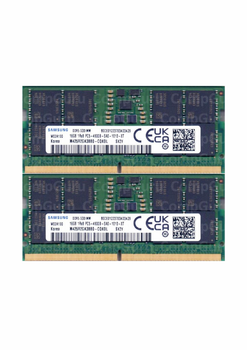Оперативная память для ноутбука Samsung DDR5 32GB (2x16GB) 4800MHz SO-DIMM 1Rx8 PC5-4800B (M425R2GA3BB0-CQKOL)