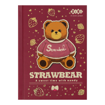 Блокнот ZiBi KIDS Line А6 тв. пал. 64арк. BEAR TOY 12721-18 св.-коричневий (клітинка) (20) /ZB.12721-18/
