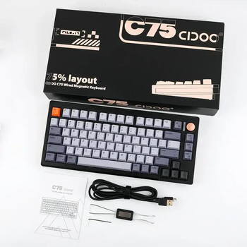 Магнітна клавіатура CIDOO C75 Rapid Trigger (75%)