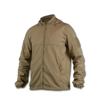 Нелонова куртка вітровка койот (3XL) — захист від вітру, дощу й сонця