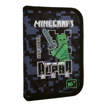 Пенал твердий одинарний без клапана Yes Minecraft Alpha HP-02