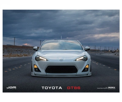 Постер CP Toyota GT86, Спортивное авто JDM Club 84х60 см (396)