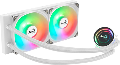 Система водяного охолодження Aerocool Oasis L240 White (ACLA-OA24117.21)