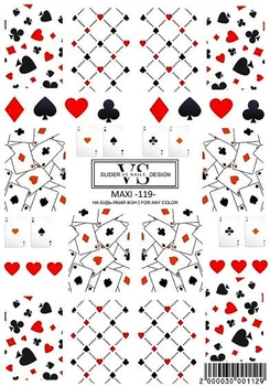 VS Nails Cлайдер дизайн для нігтів MAXI-119