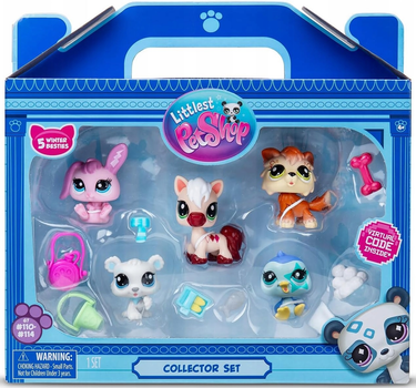 Zestaw figurek Hasbro Littlest Pet Shop Zimowy motyw 5 sztuk LPS00573 (0885561005738)