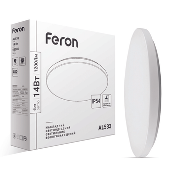 Светодиодный накладной светильник Feron AL533 14Вт 6500K белый