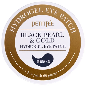 Патчі гідрогелеві під очі Petitfee Black Pearl Gold Hydrogel Eye Patch 60 шт
