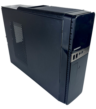 Корпус GameMax ST-607, 99х295х425 мм, БП 300 Вт, mATX Б/У