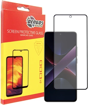 Защитное стекло DENGOS для смартфона Poco X7 Pro Black (TGFG-393)