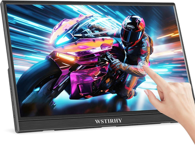 Монітор портативний сенсорний 15.6" Wstirhy HD156 Full HD IPS 60 Гц