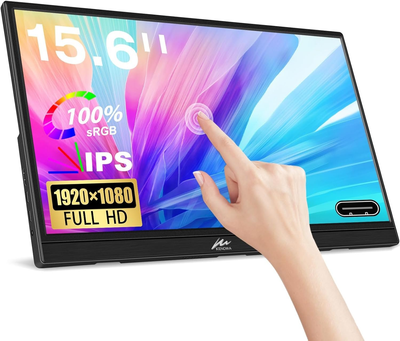 Монитор портативный сенсорный 15.6" Kenowa HD156 Full HD IPS 60 Гц Б/В